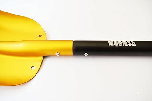 Miniatura 5 de KAMINUO Portátil colorido telescópico de aluminio coche ajustable edición extendida pala de nieve (dorado)