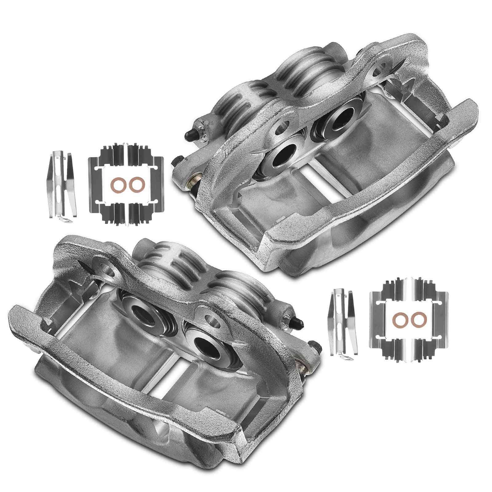 Photo 1 of A-Premium Disc Brake Caliper Assembly with Bracket Compatible with Cadillac, Chevy & GMC Models - Escalade, Avalanche, Silverado 1500, Suburban, Tahoe, Sierra, Yukon, Yukon XL 1500 - Rear Side Dual Piston Rear LH and RH