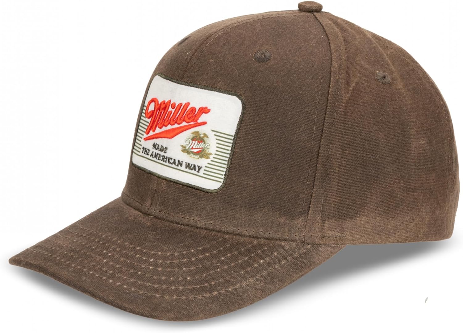 Miller High Life Made The American Way Hat with 3D Embroidered Patch Multicolor