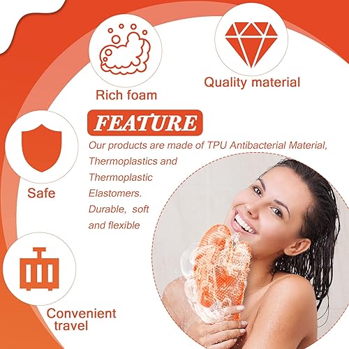 Miniatura 5 de Karenhi Juego de exfoliante de panal de abeja, exfoliante facial y corporal de panal que incluye guante de baño de spa, guante exfoliante de panal