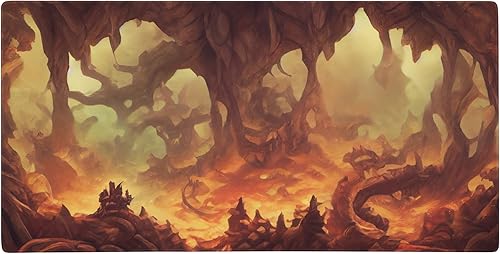 Miniatura 3 de MonsterBucket Master Dungeon Dragons Cave Dice Battle Map - Alfombrilla grande de 36 x 18 pulgadas