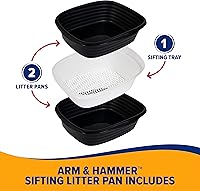 Vista 3 de Arm & Hammer, recipiente para tamizado de arena, grande