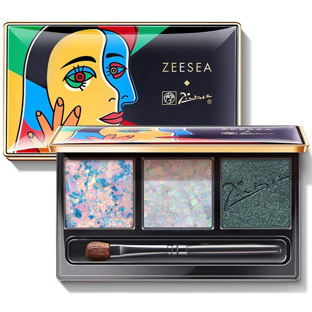 zeesea X Picasso Eyeshadow Palette Matte and Shimmer Pop Colors Eyes Makeup Set