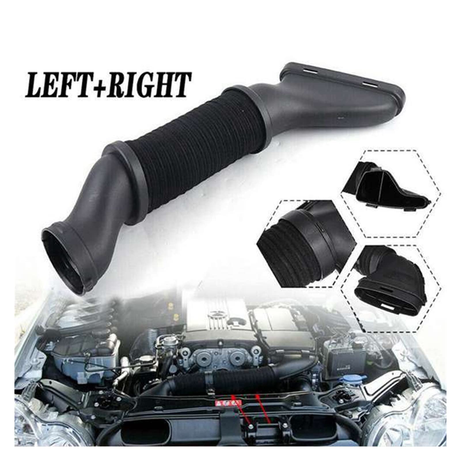 Auto Vent Abdeckhaub 1 Paar Ansaugrohr Links + Rechts 