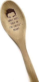 Schitt Creek Fan Gift | Schitt Creek Wooden Spoon | David Rose Fold In The Cheese