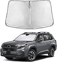 Vista 158 de EcoNour Parasol para Subaru Crosstrek 2013-2015 2016 2017, visera solar para parabrisas delantero y ventana, bloqueador de calor UV y protector