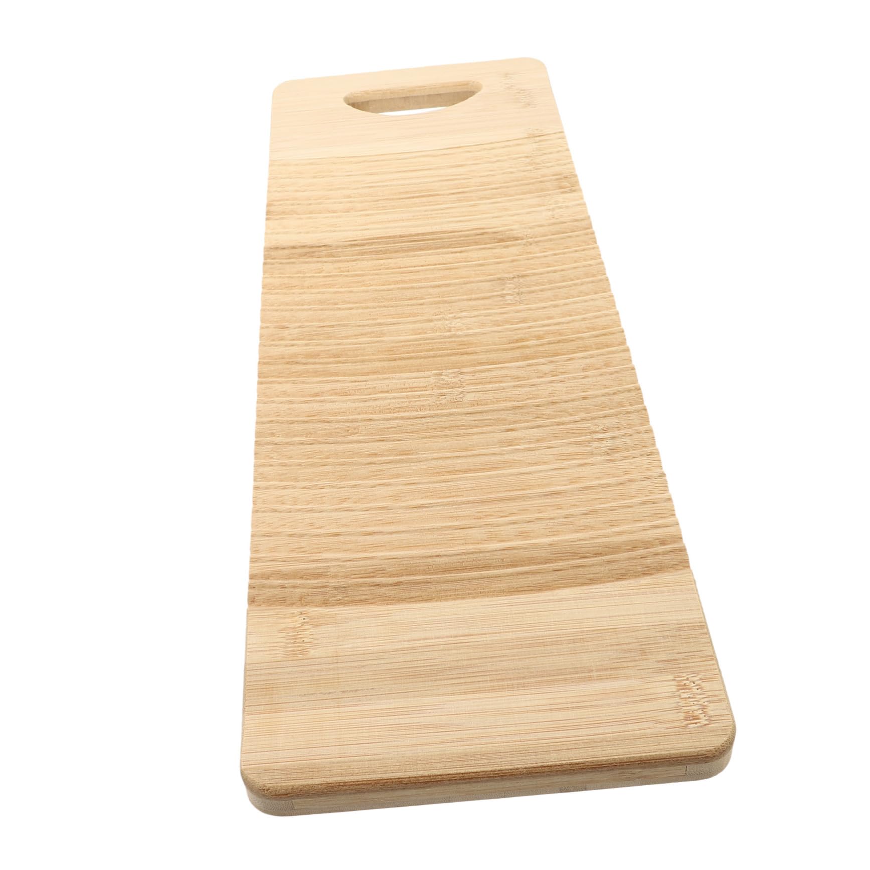Planche à laver à linge en bambou Yardenfun 50x17 cm surface ondulée