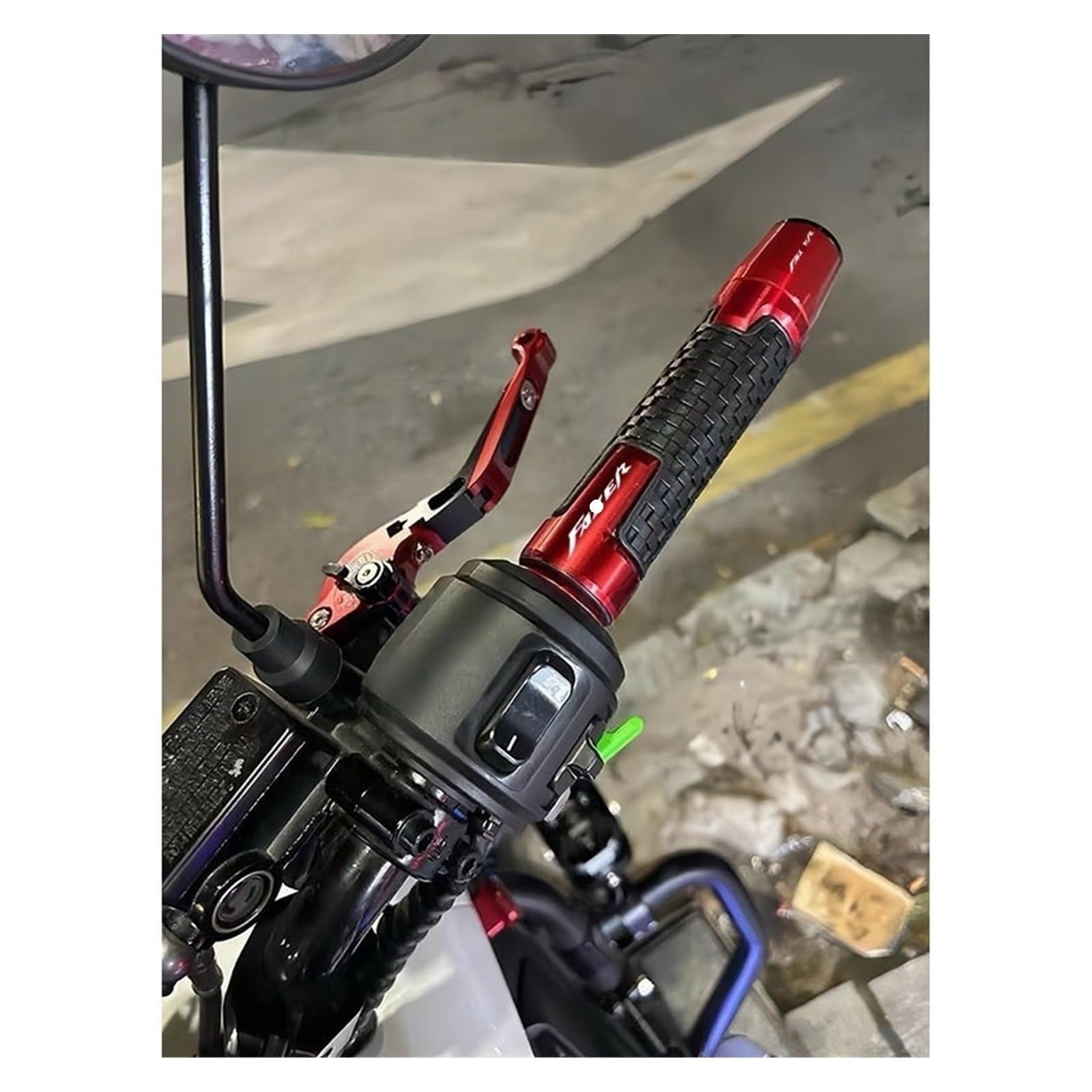 Per Ya&maha FZ1 FZ6 FZ8 Per Per Faze FZ 1 6 8 TENERE Moto Manopole Manubrio Antiscivolo Da 7/8''22mm Tappi Terminali Manubrio Terminali Manubrio