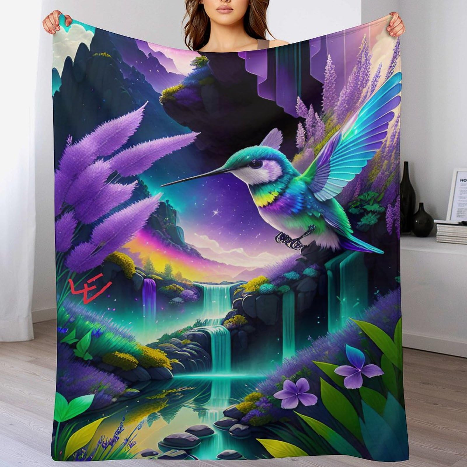 Couvre-lit Colibri 180x200 pour embellir votre canapé de salon