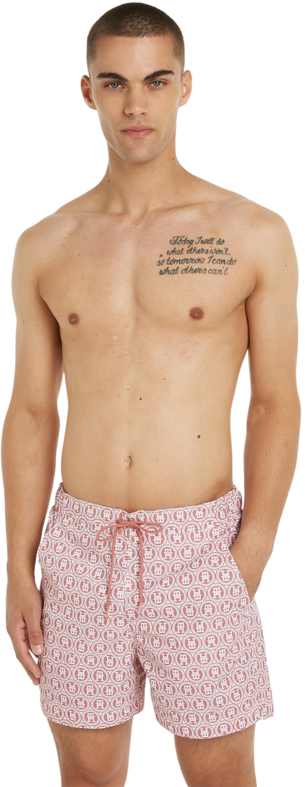 Tommy Hilfiger Tommy Hilfiger Bañador Hombre Medium Drawstring Print Pernera Media