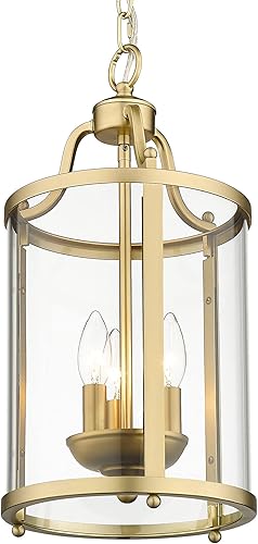 Miniatura 5 de Golden Lighting 1157-3P BLK Payton Foyer - Enjaulado, negro