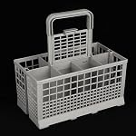 Panier de lave-vaisselle universel, lave-linge polyvalent Partie Couverts Boîte de rangement de remplacement avec une poignée-Universal(240 X 135 X 123mm)