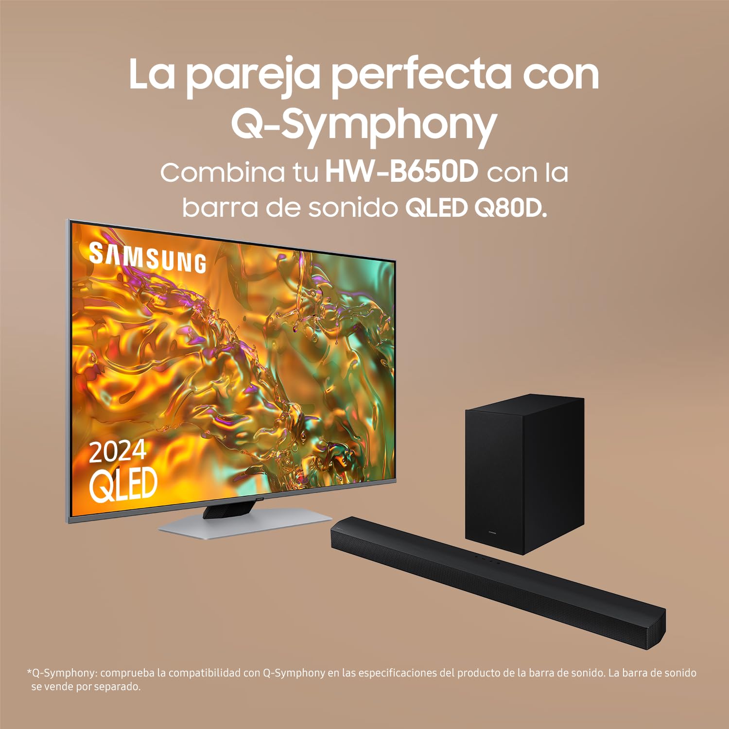 Samsung Soundbar HW-B650D/ZF Serie B, 4 Lautsprecher, Wireless Dolby 5.1ch, 3.1-Kanal-Audio, Surround Sound Expansion, kompatibel mit Alexa und Google Assistant, Black 2024