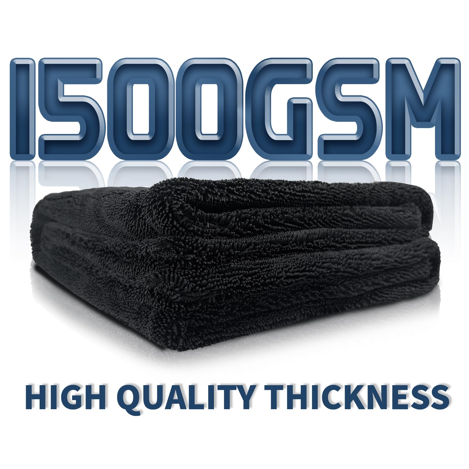 Ghguole Serviette De Séchage Pour Voiture,90 X 70 Cm 1500GSM Chiffon De Séchage Pour Voiture,Super Absorbant Microfibre Sechage Voitures,Non Pelucheux,Sechage Rapide,sans Traces Pour Auto Moto Vitre