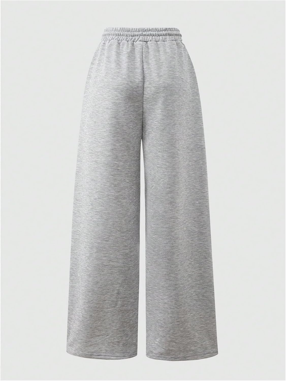 SOLY HUX Girl's Baggy Sweatpants Elastic Waist Wide Leg Casual Sports Athletic Long Pants
