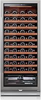 Vista 12 de Ca'Lefort Refrigerador de vino y bebidas de 24 pulgadas, refrigerador de vino de 60 latas y 20 botellas, 36-72 °F, enfriador de vino de doble zona