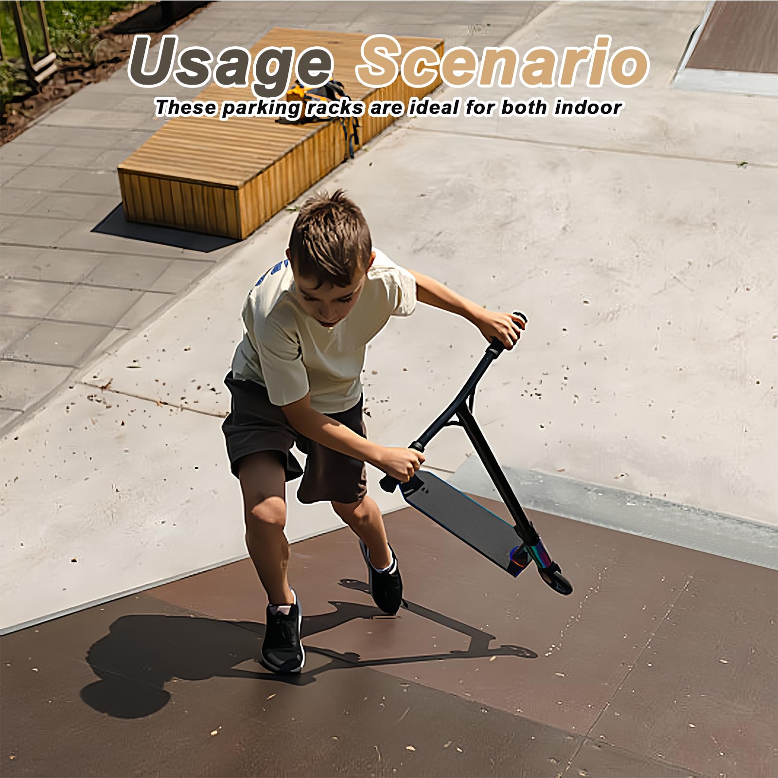 SPORWAY Scooter Ständer Universal - Für 90-120mm Räder