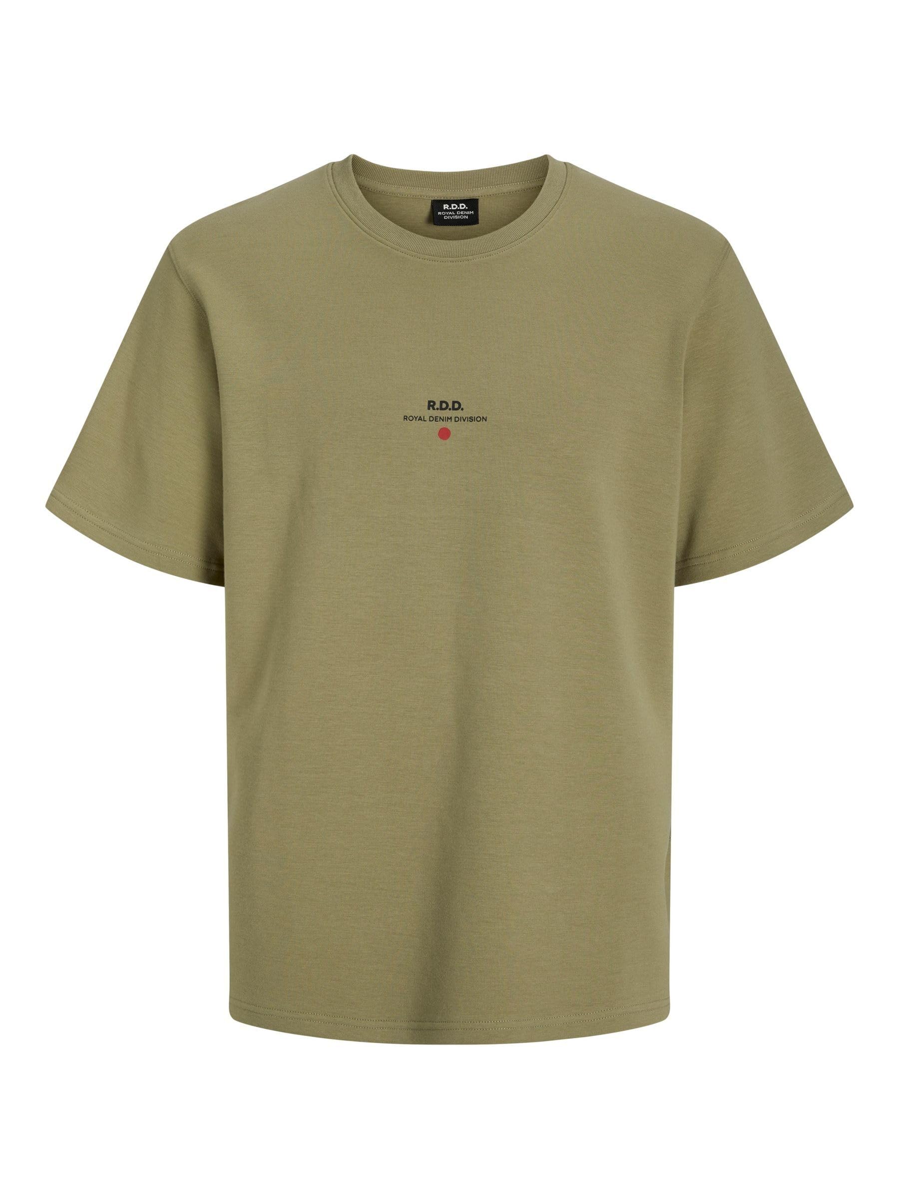 Jack And Jones Men's Rdd Tee Short Sleeve Crew Neck T-Shirt - Aloe - M