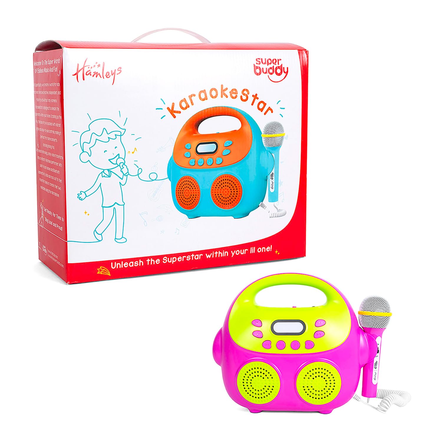 Hamleys Superbuddy Karaoke Star, 5Y+, Pink-image-18