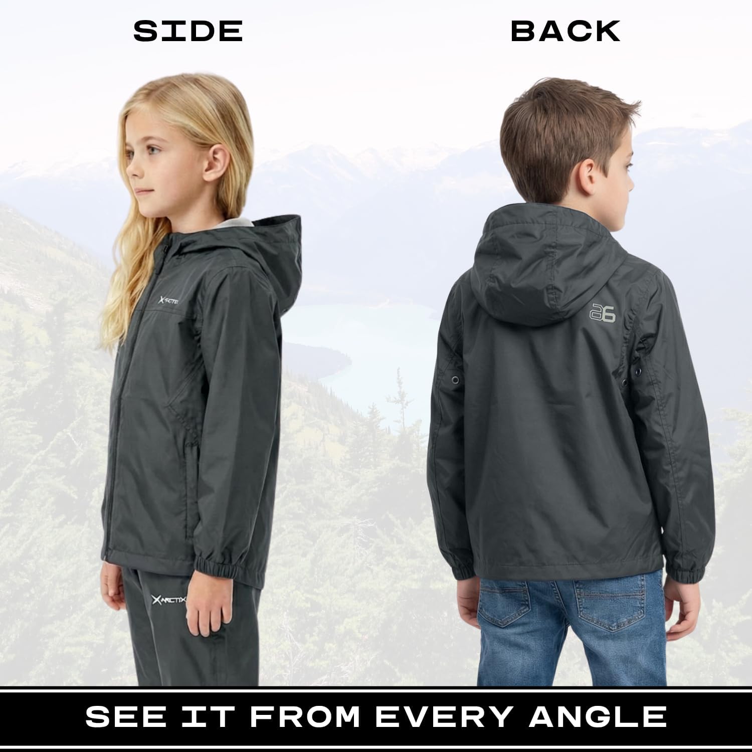 Arctix Kids Stream Rain Jacket
