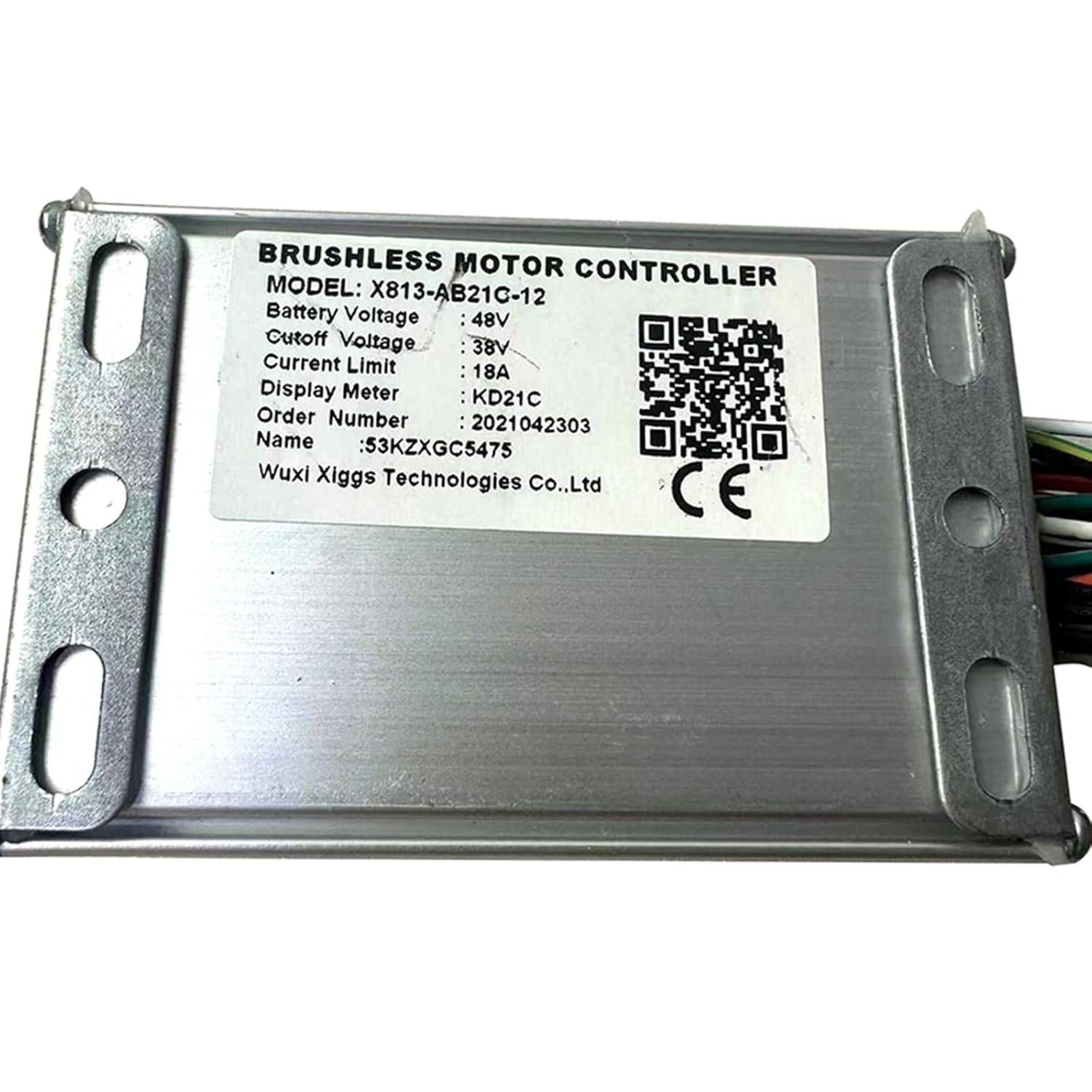 Electric Bicycle Controller, 48V Motor Speed Brushless Controller for Electric Bicycle, E-Bike Scooter Electric Scooter Tricycle Display Meter KD21C 48V Electric Speed Controller 48V Controller