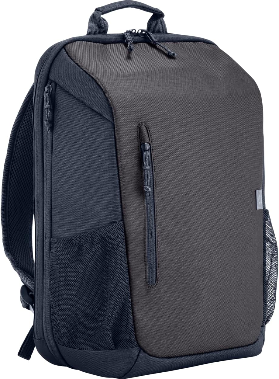 HP Laptop Backpack For 15.6 Laptops 18L Not Expanded/21L Expanded Water Resistant Unisex 18oz Lockable Zippers Reflective Material RFID Compartment Grey