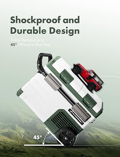 Miniatura 9 de A-Premium Refrigerador de 12 voltios 39QT36.7L Refrigerador portátil para automóvil, -4F  68F zona separada, congelador portátil, control de