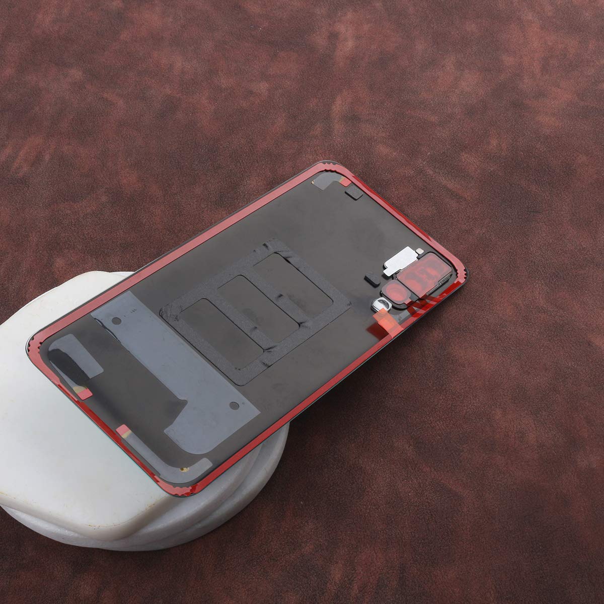 YHX-OU Couvercle Batterie Huawei P20 Pro Aurora Blue - Vitre Arrière De Remplacement + Outils D'Installation