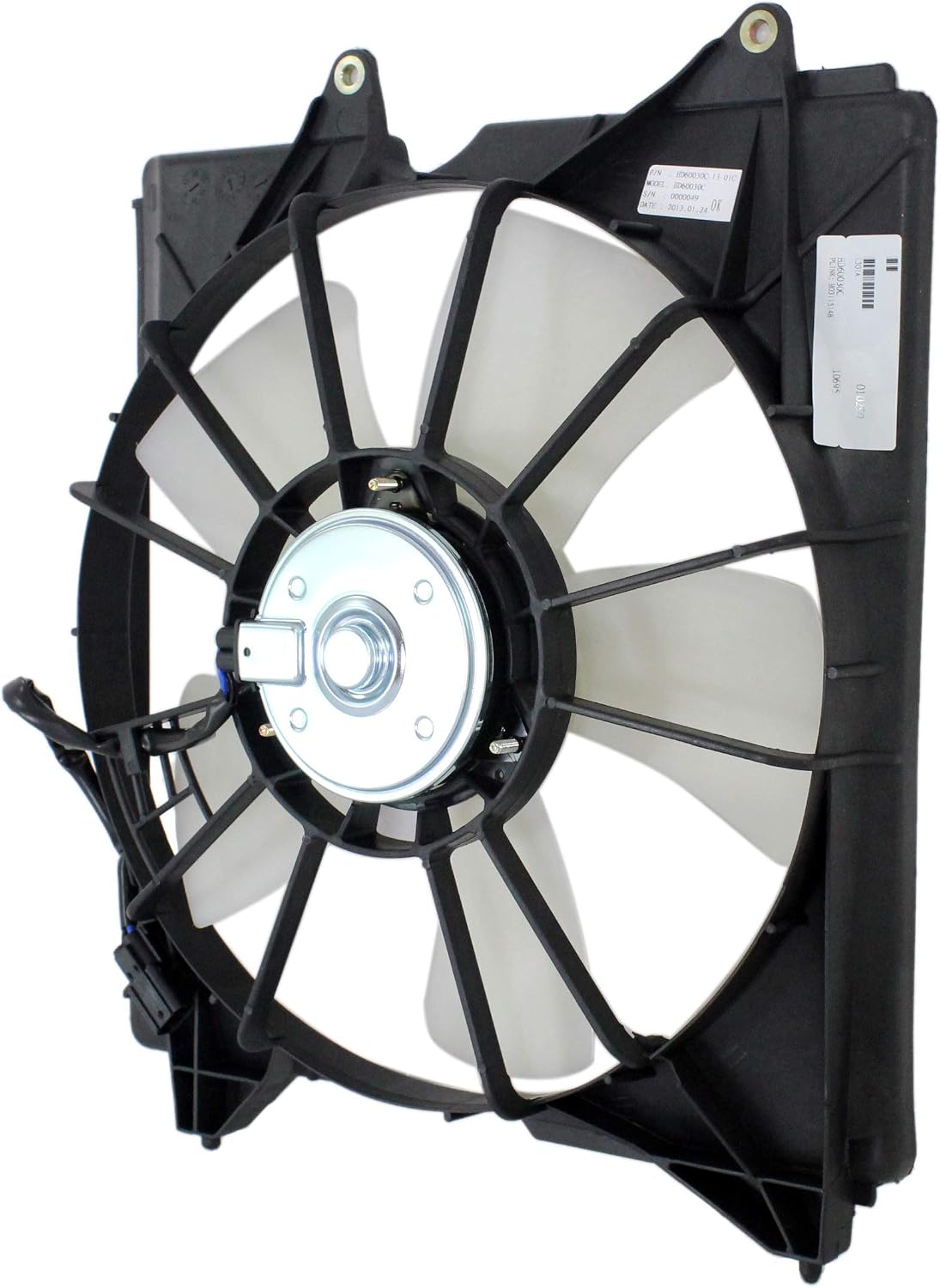 Garage-Pro Radiator Cooling Fan Assembly Compatible with 2008-2012 Honda Accord, 2012-2013 Crosstour, Fits 2013-2015 Acura RDX, Single Fan Driver Side