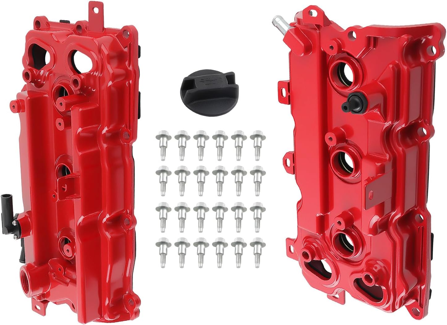 maXpeedingrods Upgrade Aluminum Engine Valve Cover Left & Right, for Nissan Altima 15-18, for Pathfinder 15-16, for Murano 15-20, for Infiniti QX60 2015-2018, V6 3.5L,13264-9N00A 13264-9N00B
