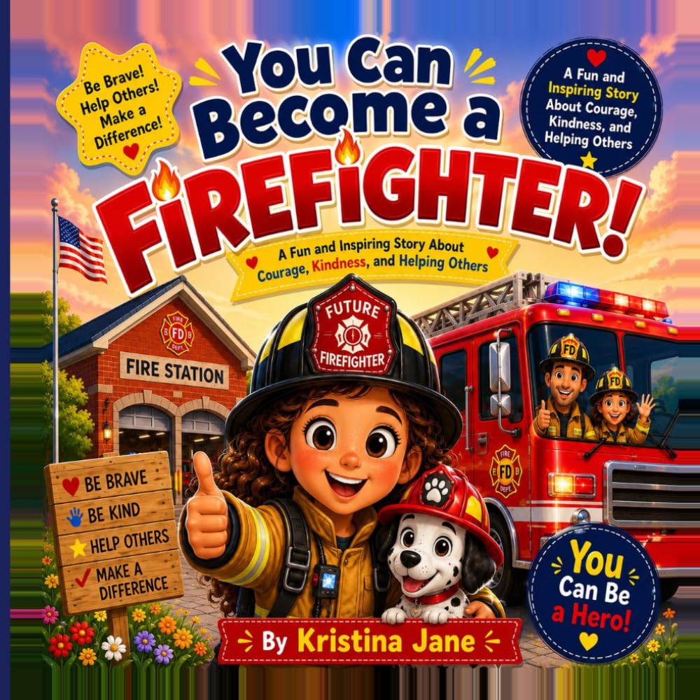 You Can Become a Firefighter!: A Fun and Inspiring Story About Courage, Kindness, and Helping Others