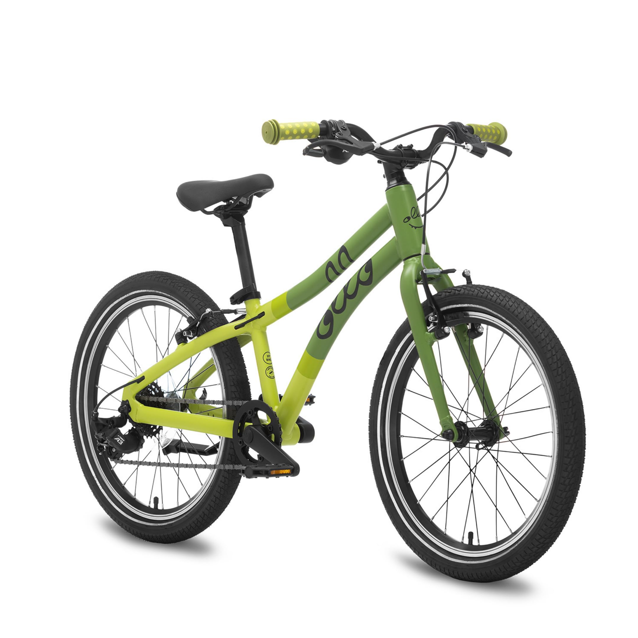 Ollo Adventure Bike Kinderfahrrad 20 Zoll leicht Mdchen Jungen - Green  Caterpillar : Amazon.de: Sport & Freizeit