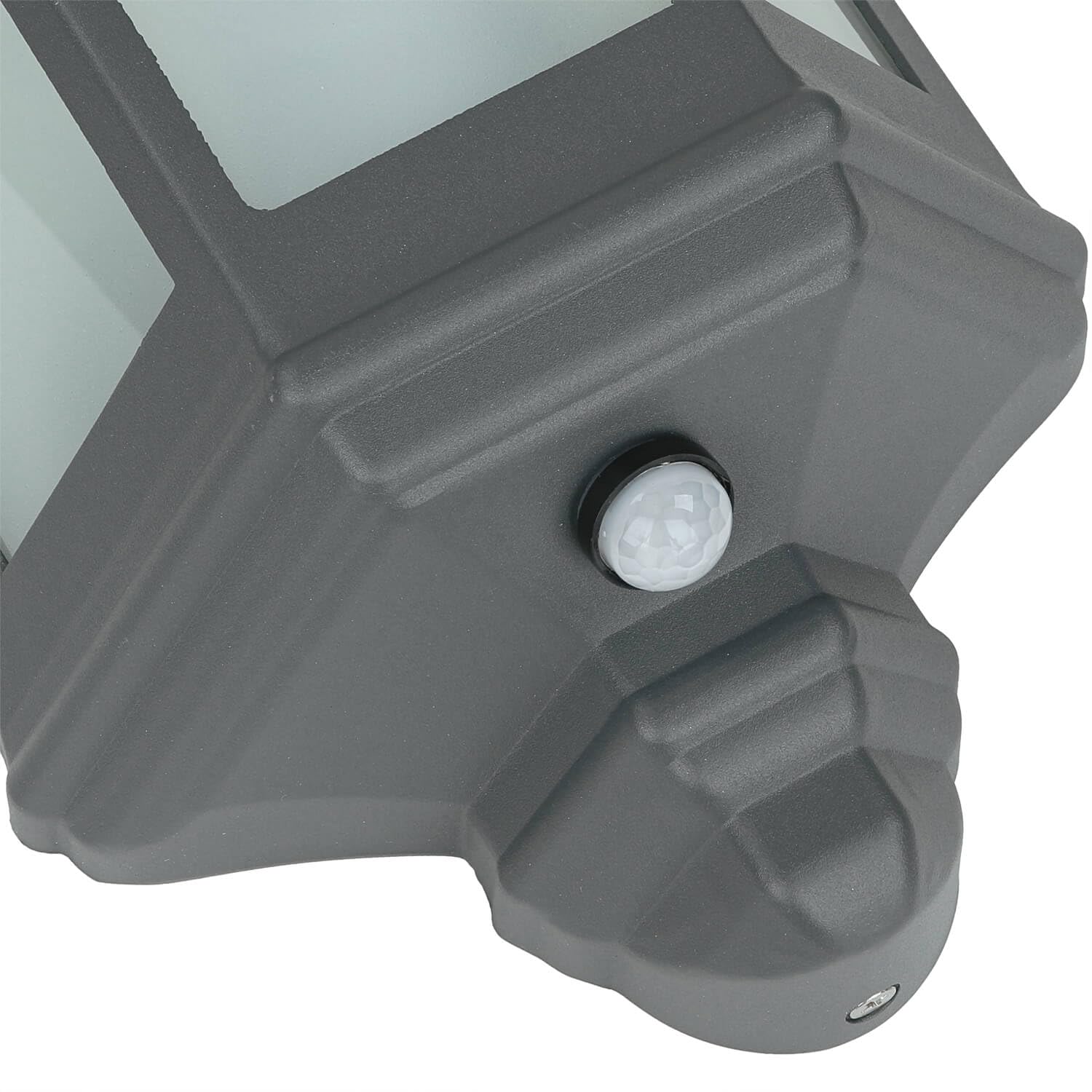 Licht-Erlebnisse Wandleuchte Außen Aluguss Glas Anthrazit IP44 Garten/Terrasse 360 E27 max. 60 Watt Rustikal Livorno Hof Außenlampe Wandlampe Außen rustikal antik