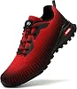 ikunka Men's Fashion Sneakers Lightweight Breathable Walking Shoes Tennis Cross Training Shoe Non Slip Trail Running Shoes