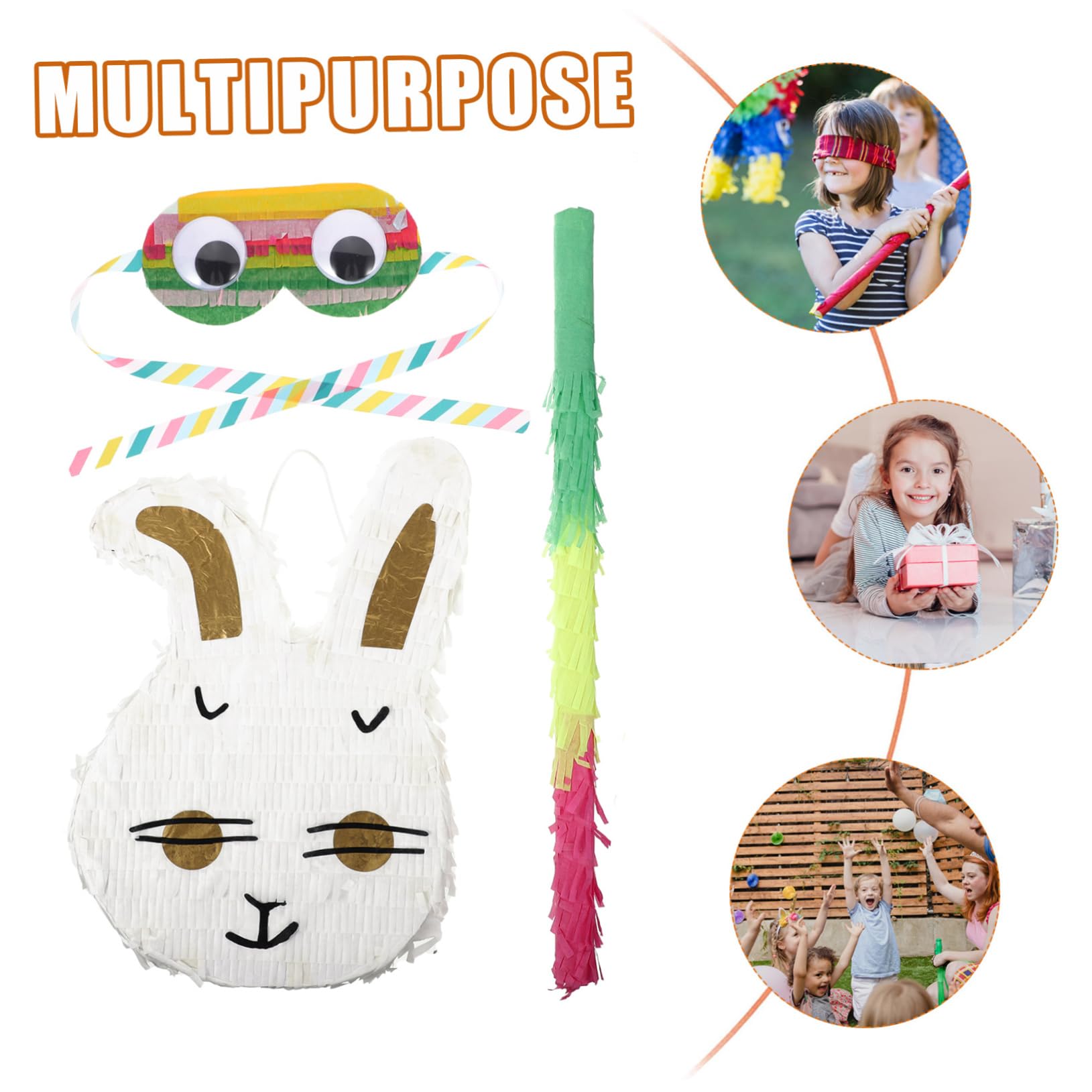 Set Di Giocattoli Per Pinata Maschera Per Occhi Multicolore Bastoncini Per Feste Di Compleanno E Carnevale Accessori Per Feste Di Vacanza