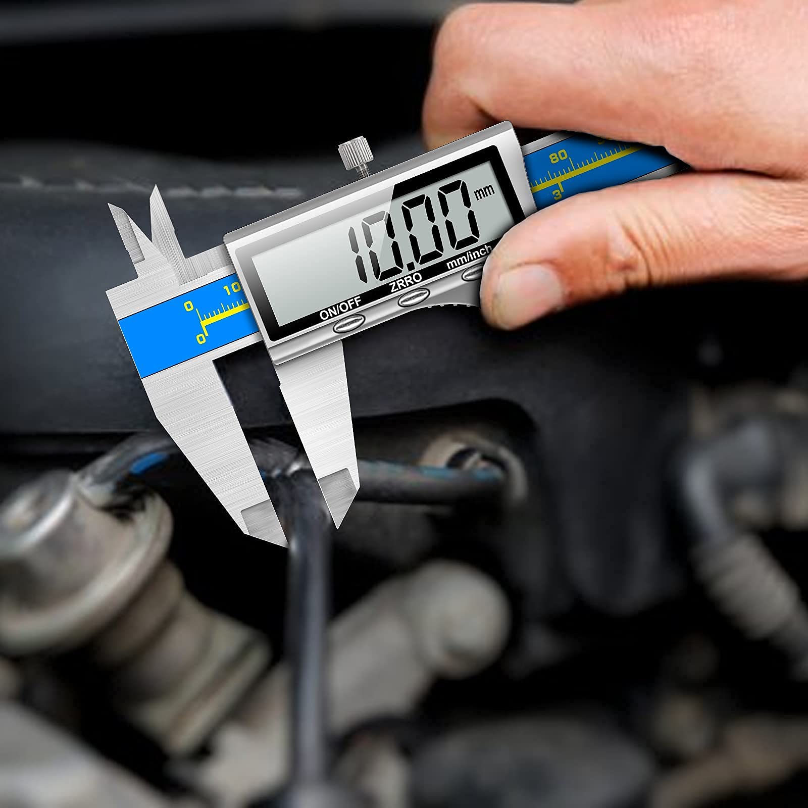 Digitale Schieblehre Industriequalität Orthland Messschieber Digital Messlehre 150mm Mit Groß Lcd Präzision Schublehren Tiefenmesser Edelstahl Analog Ip54 Wasserdicht Für Innen Außen stufen Messing