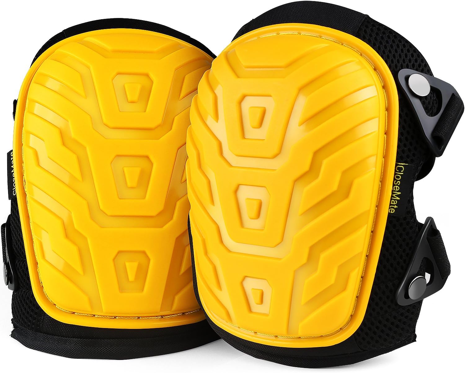 Closemate Anti-Slip Knee Pads for Work, with Cozy Gel and EVA Foam Cushion, Designed for Gardening, Cleaning, Construction, Flooring and Carpeting, Professional Knee Protector
