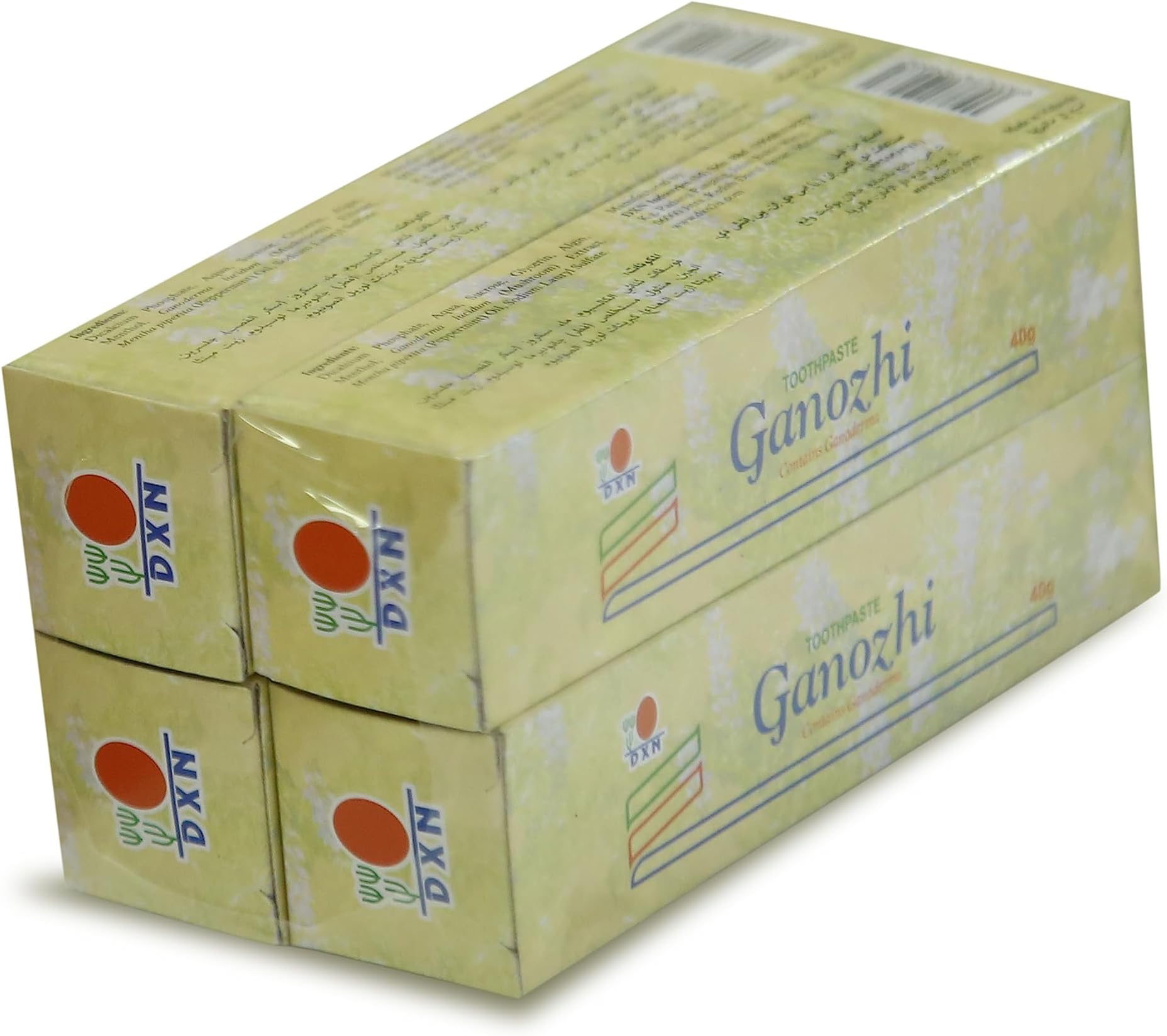 DXN, Ganozhi Toothpaste, Pack of 4, 160 grams