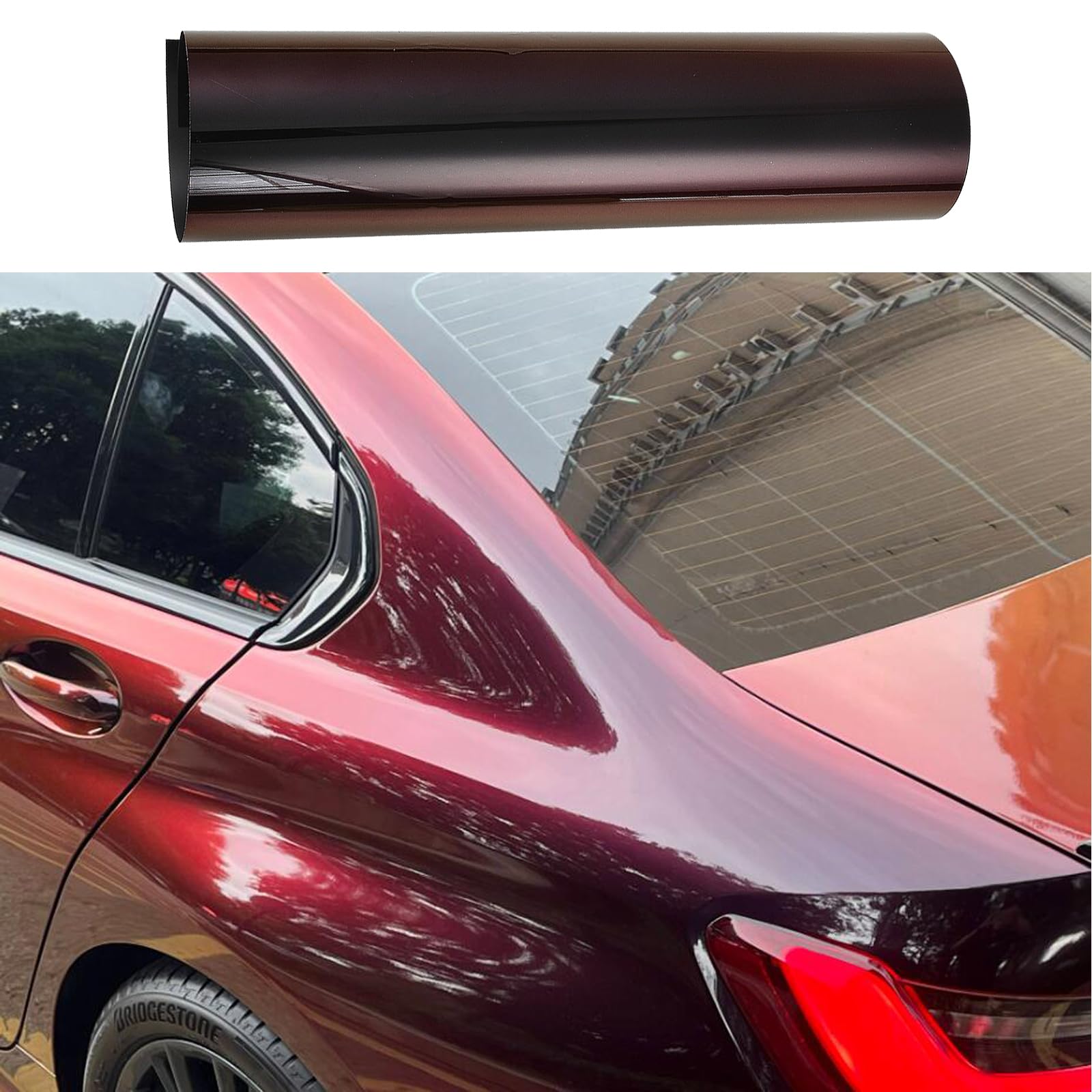 アベンジャーズ　セルフィルム Amazon.com: XIMINZ Glossy Dark Red with Black Chameleon Vinyl Wrap