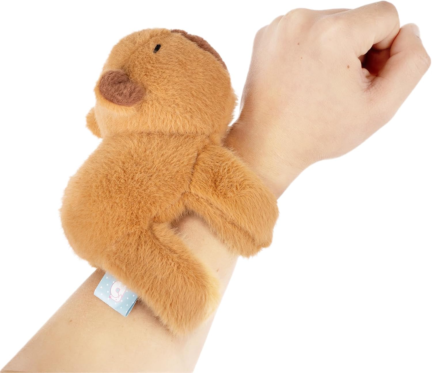 Capybara Plush Cute Capybara Slap Bracelet Capybara Stuffed Animal Plushies Toy Gift for Kids Boys Girls Birthdays