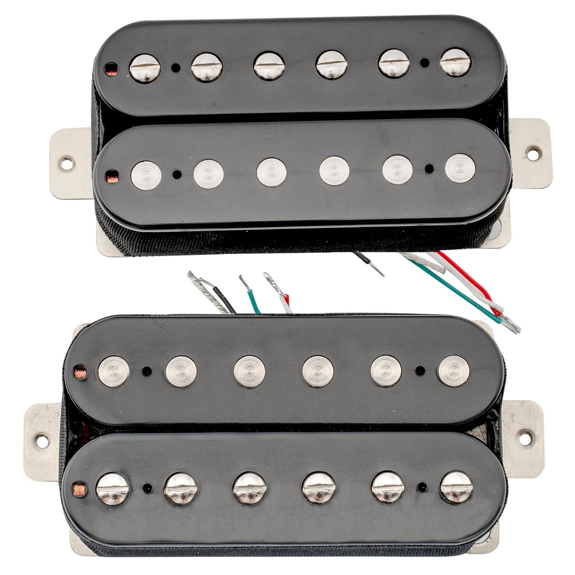 Artec HBA115 Alnico 5 Humbucker Tonabnehmer Hals Steg Pickups Set Schwarz