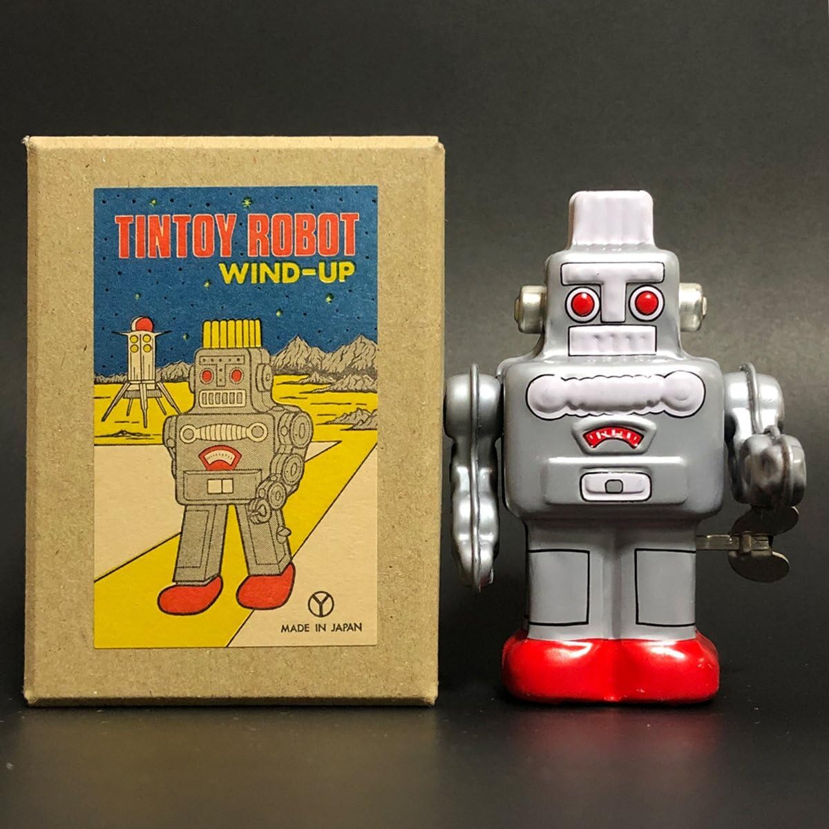 Amazon.co.jp: S ゼンマイ ロボット Wind-Up TINTOY ROBOT 