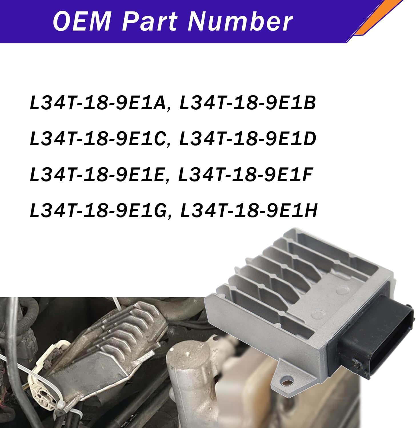 L34T-18-9E1D TCU TCM Transmission Control Module Fit For 2007 2008 2009 Mazda 3 2.3L TCM Module L34T189E1A After-Market Parts