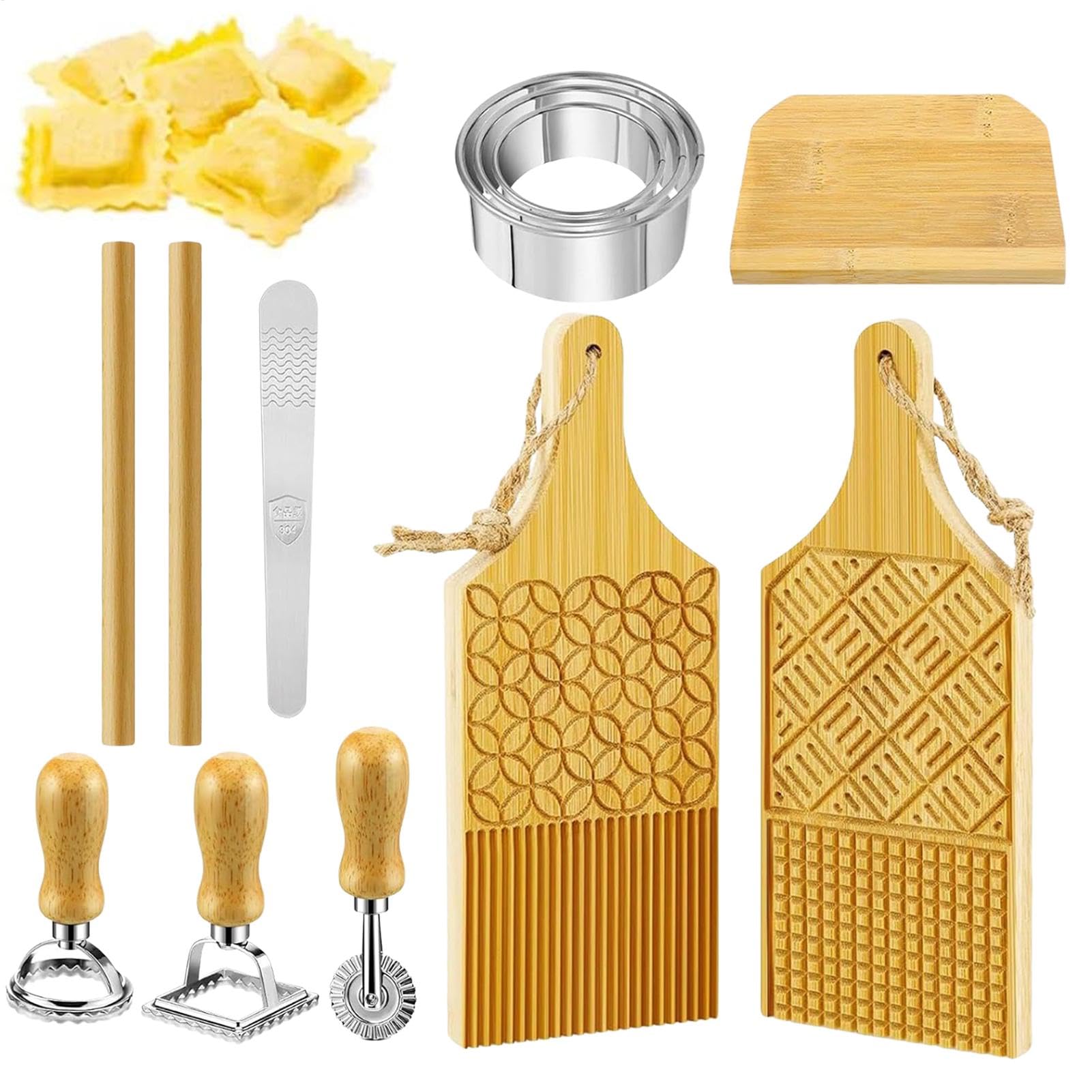 Zubehör zur Herstellung von Nudeln, zur Herstellung von Holzpasten, Werkzeuge zur Herstellung von Teigwaren, Küchenzubehör, Mehrzweck-Backzubehör