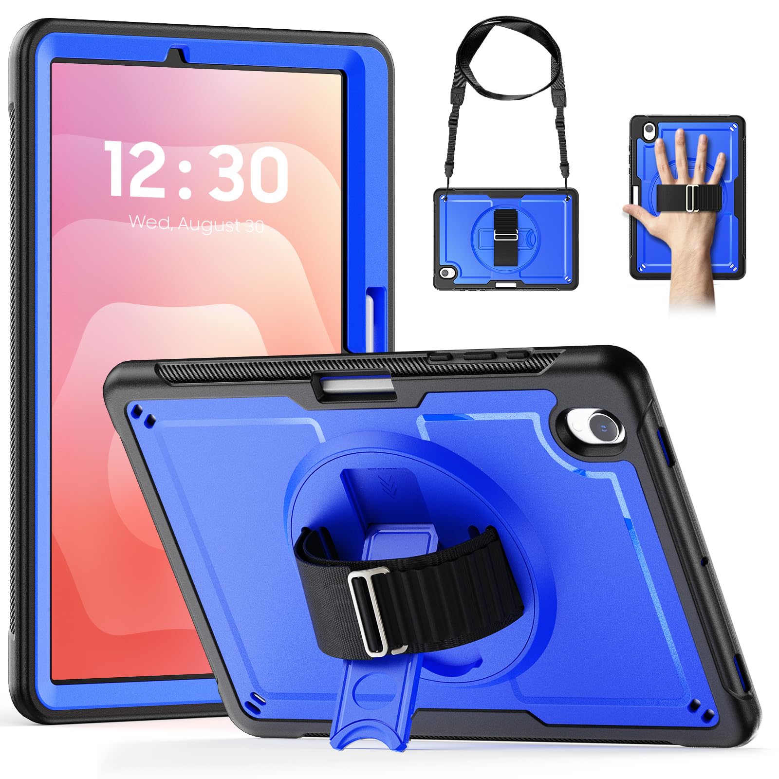 Funda Samsung Tab S11 con protector de pantalla anticaídas niños 8