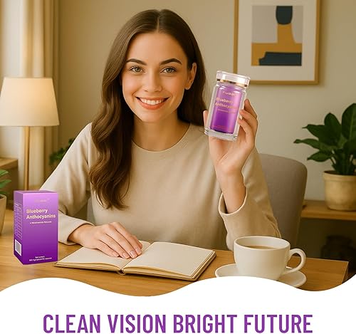 Miniatura 6 de Cápsulas de antocianinas de arándanos  Extracto de arándano 101, suplemento NAD+ premium con antocianina y luteína para apoyo antienvejecimiento,