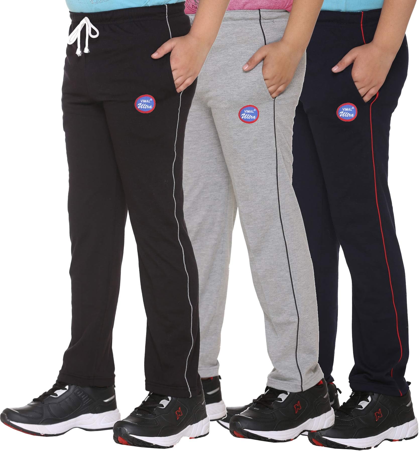 Mack JonneyBoy's Regular Fit Track Pants(Pack of 3)