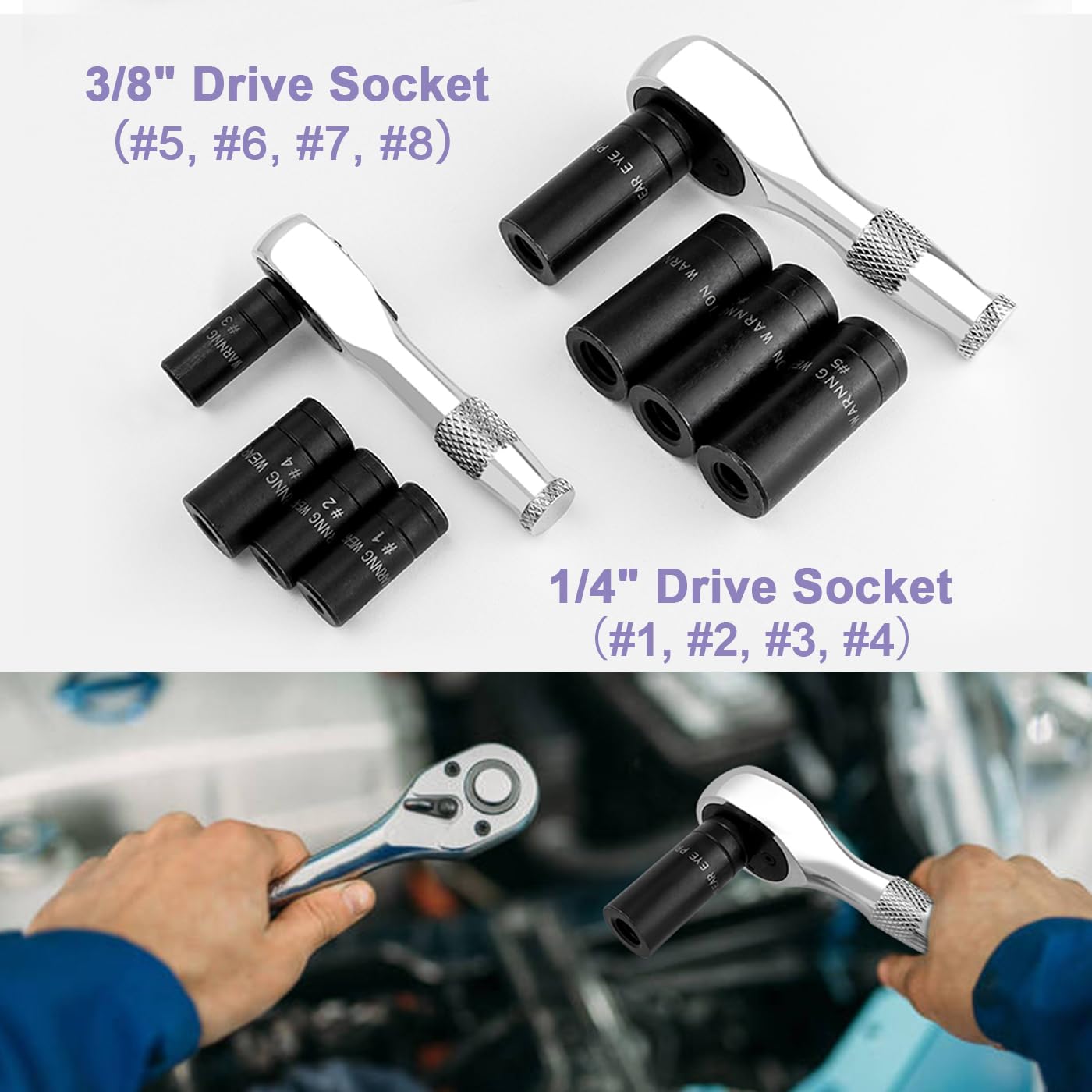 Terki 8 Pcs Tap Sockets Set - Image 3