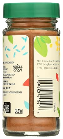 365 by Whole Foods Market, Organic Ground Cinnamon, 1.9 Ounce