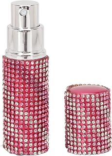Perfume Atomiser Refillable, Leakage Proof Refillable Empty Portable Rhinestone Decoration Perfume Atomizer Bottle, for Purse Handbag Pocket Luggage,10ml